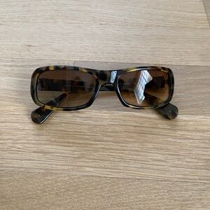Morgenthal Frederics tortoise sunglasses